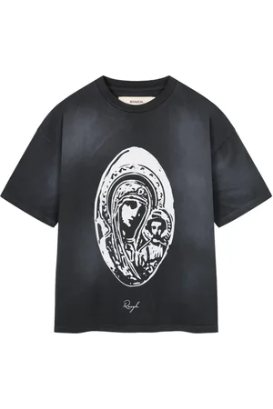 ROUGH. Oversized-T-Shirt mit grafischem Print