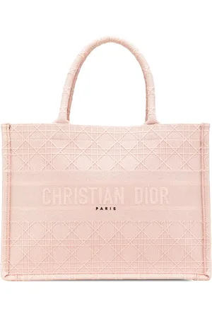 Dior 2020 mittelgroße Cannage Book Tote Bag aus Canvas