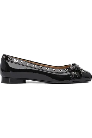 Ganni Ballerinas aus Leder