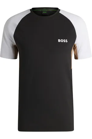 HUGO BOSS T-Shirt in Colour-Block-Optik