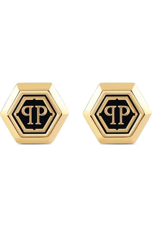 Philipp Plein Hexagon-PP Manschettenknöpfe