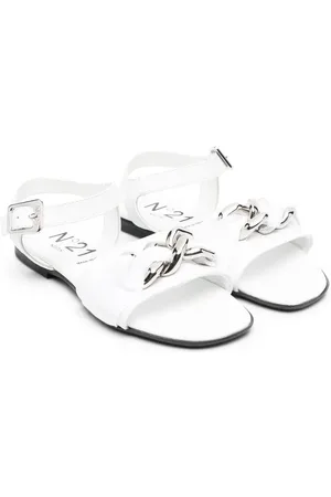 Nº21 Sandalen mit Kettendetail
