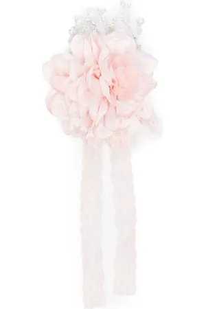 MONNALISA Haarspange mit Blumen-Applikation