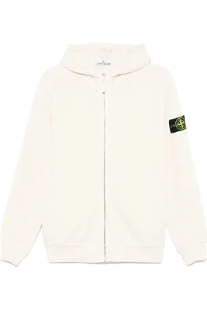 Stone Island Hoodie aus Malfilé-Fleece