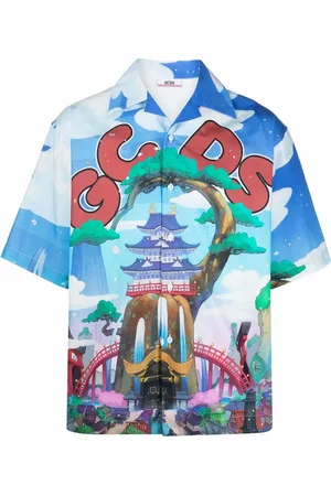 GCDS Hemd mit grafischem Print