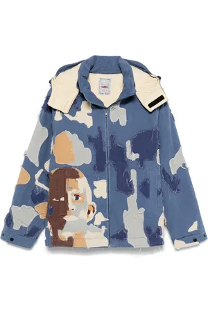 KIDSUPER STUDIOS Canvas-Jacke im Patchwork-Look