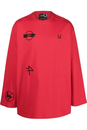Fred Perry Langarmshirt mit Print