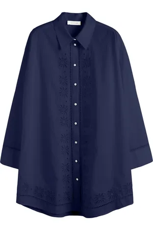 Chinti & Parker Hemdkleid mit Lochstickerei