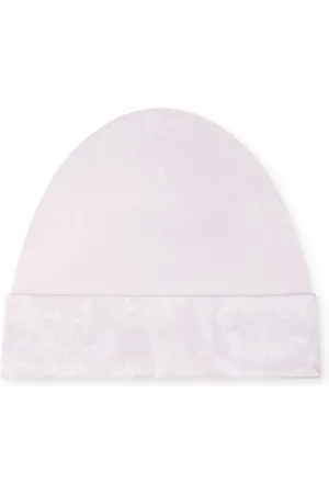 VERSACE Beanie mit Blumen-Print