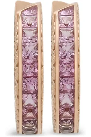 Dolce & Gabbana 18kt Anna Rotgoldohrringe mit pinken Saphiren und Diamant
