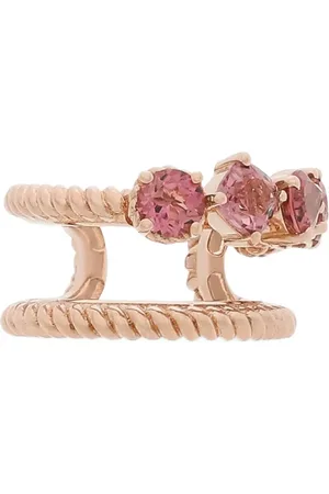 Dolce & Gabbana Ear Cuff aus 18kt Rotgold mit Turmalin