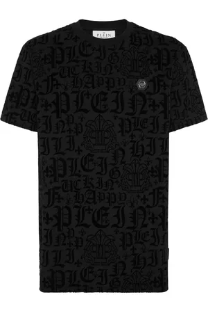 Philipp Plein T-Shirt mit Gothic Plein-Print