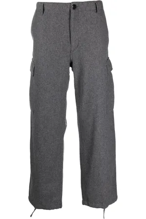 Kenzo Weite Hose mit Logo-Applikation