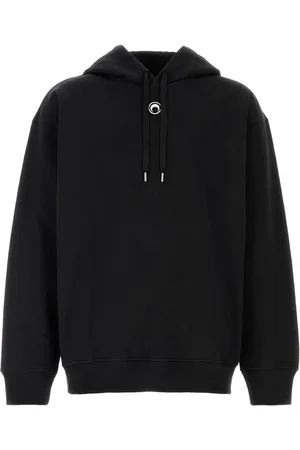 Marine Serre Hoodie mit Logo-Stickerei