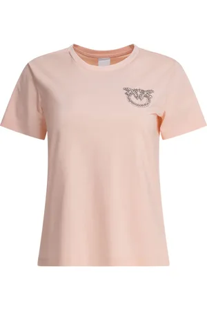 Pinko T-Shirt mit Logo-Verzierung