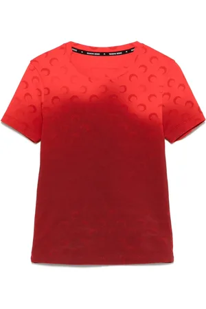 Marine Serre Ausgeblichenes Moon T-Shirt