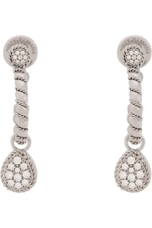 Dolce & Gabbana 18kt Easy Weißgoldohrringe mit Diamant