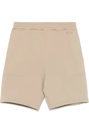 Ermenegildo Zegna Joggingshorts mit Logo-Stickerei