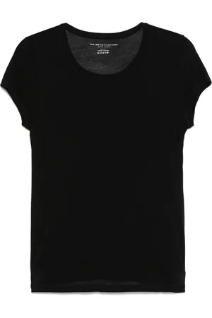 Majestic T-Shirt mit angeschnittenen Ärmeln