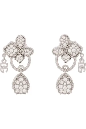 Dolce & Gabbana 18kt Easy Weißgoldohrringe mit Diamant