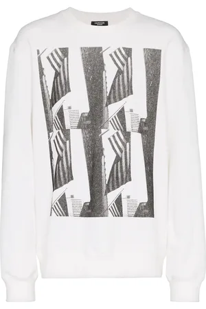 Calvin Klein Langarmshirt mit Andy-Warhol-Flaggen-Print