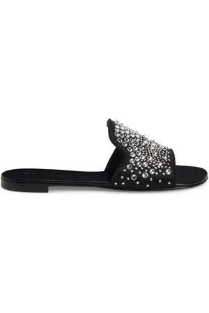 Giuseppe Zanotti Andromedha Pantoletten mit Strass