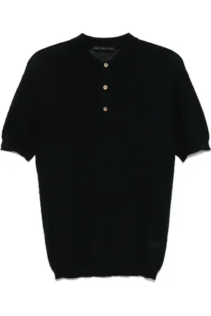 LOW BRAND Poloshirt mit Webmuster