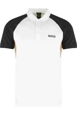 HUGO BOSS Poloshirt in Colour-Block-Optik