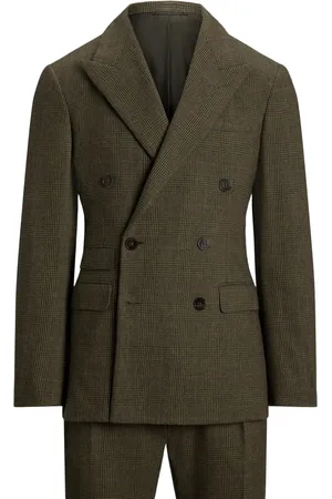 Ralph Lauren Doppelreihiger Anzug mit Karo