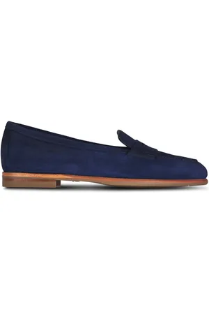 santoni Loafer aus Wildleder