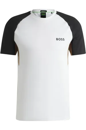 HUGO BOSS T-Shirt in Colour-Block-Optik