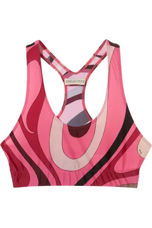 Puccini Sport-BH mit abstraktem Print