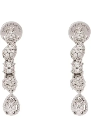Dolce & Gabbana 18kt Easy Weißgoldohrringe mit Diamant
