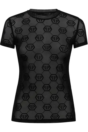 Philipp Plein T-Shirt mit Monogrammmuster