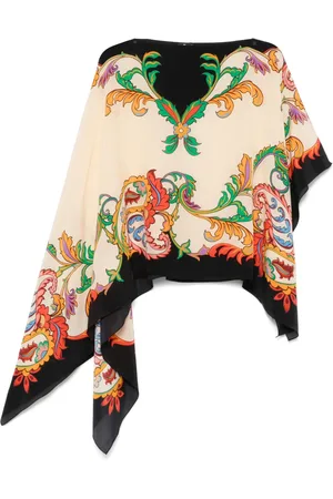 Etro Poncho mit Paisleymuster