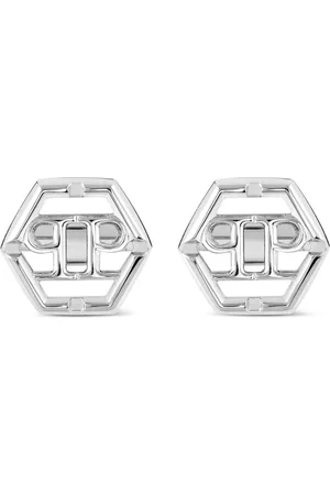 Philipp Plein Hexagon-PP Manschettenknöpfe