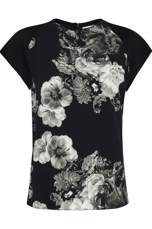 Gloria Coelho T-Shirt mit Blumen-Print