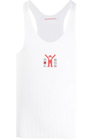 WALTER VAN BEIRENDONCK Jock Trägershirt mit grafischem Print