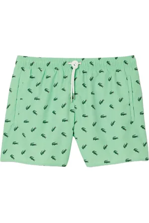 Lacoste Badeshorts mit Krokodil-Print