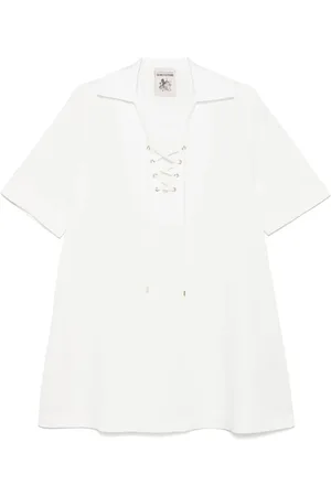 SEMICOUTURE Hemdkleid mit Schnürung
