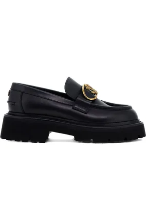Roberto Cavalli Loafer mit Logo-Schnalle