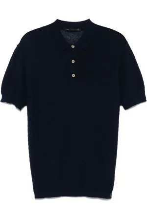 LOW BRAND Poloshirt mit Webmuster