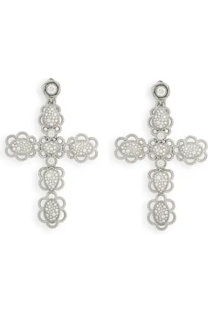 Dolce & Gabbana 18kt Easy Weißgoldohrringe mit Diamant
