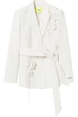 Twin-Set Jacke mit Blumenapplikation