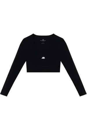 Balenciaga Cropped-Oberteil mit Logo