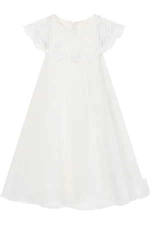Maison Ava Kleid mit besticktem Kragen