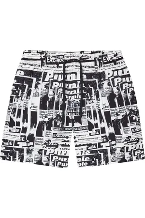 Purple Brand Tabloids All Around Shorts