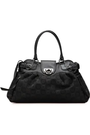Salvatore Ferragamo 2010-2024 Gancini Marisa Handtasche aus Canvas