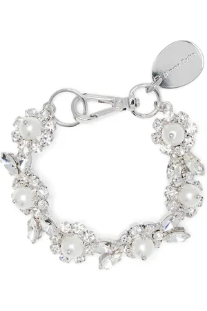 Simone Rocha Pearl & Crystal Daisy Floret Armband