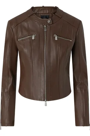 Pinko Gesteppte Lederjacke